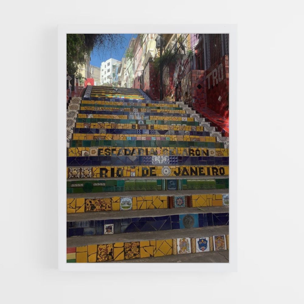 Brazil Staircase Poster