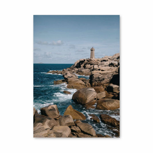 Poster Lighthouse Brittany