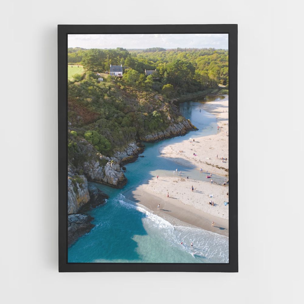 Brittany Beach Poster