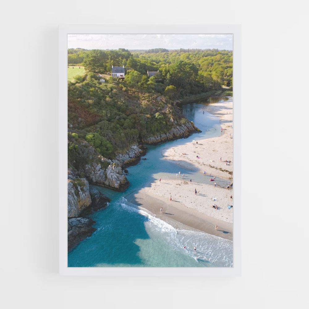 Brittany Beach Poster