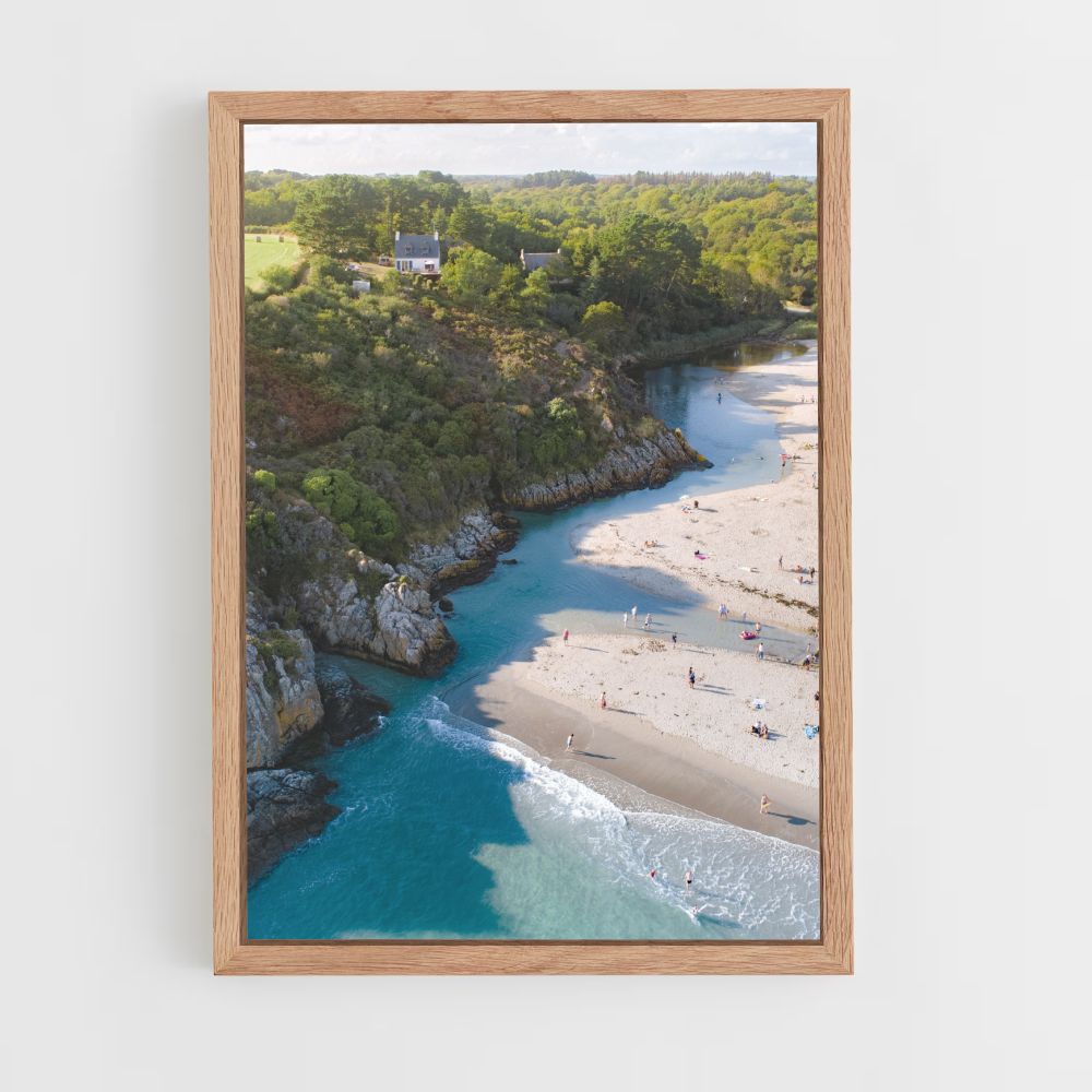 Brittany Beach Poster