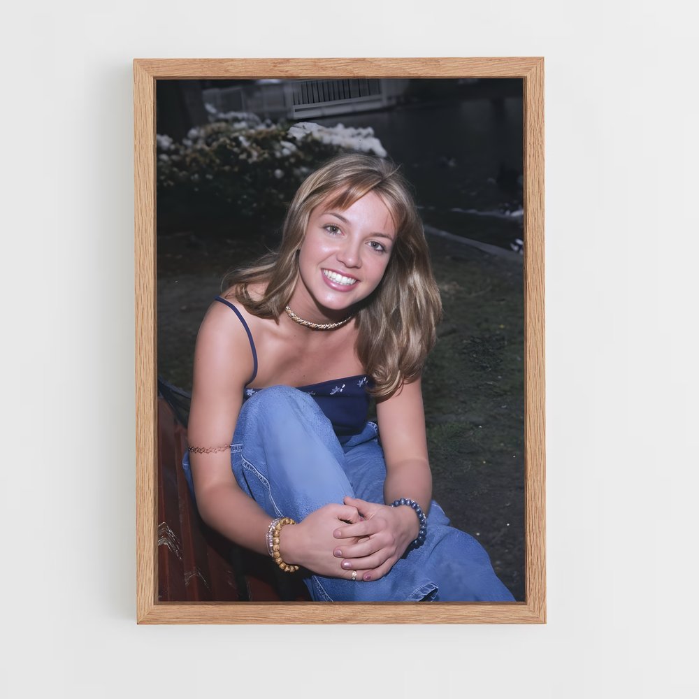 britney-spears-4 cadre Bois clair