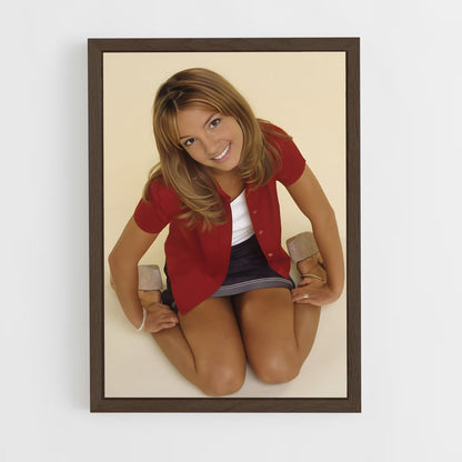 britney-spears-6 cadre Bois foncé
