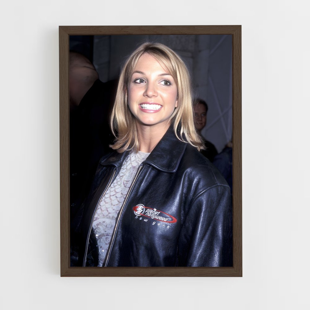 britney-spears-9 cadre Bois foncé