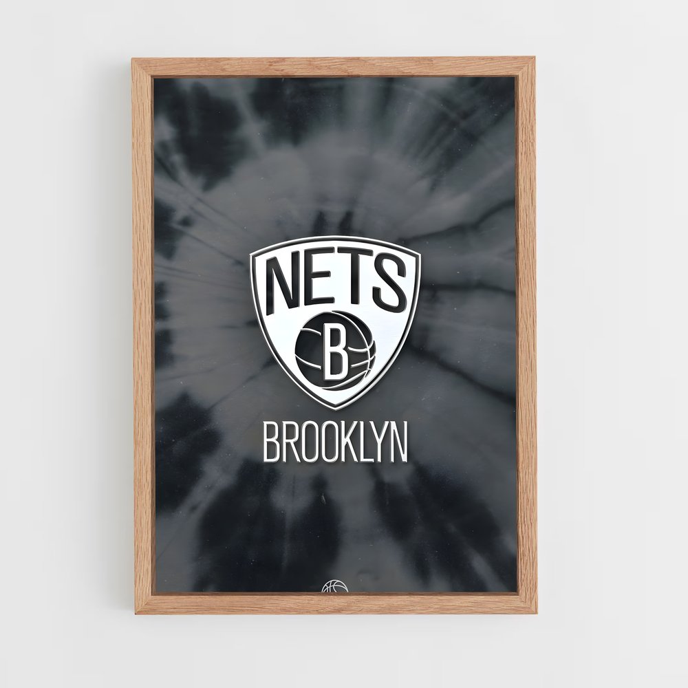 brooklyn-nets-1 cadre Bois clair