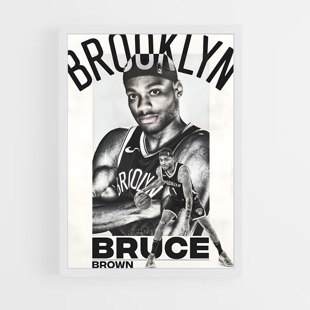 brooklyn-nets-13 cadre Blanc