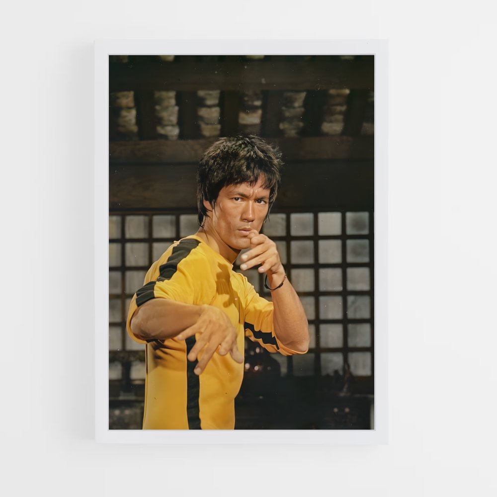 bruce-lee-4 cadre Blanc
