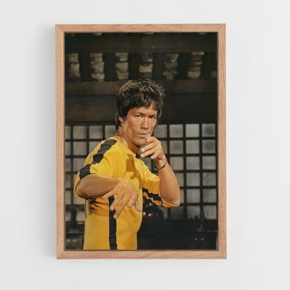 bruce-lee-4 cadre Bois clair