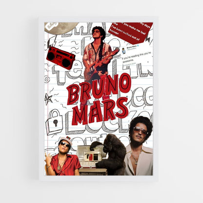 bruno-mars-13 cadre Blanc