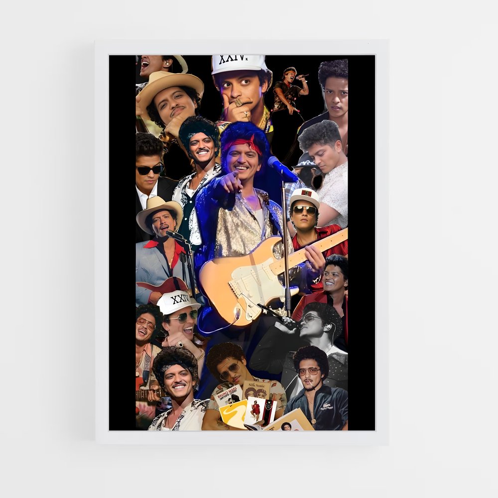 bruno-mars-14 cadre Blanc