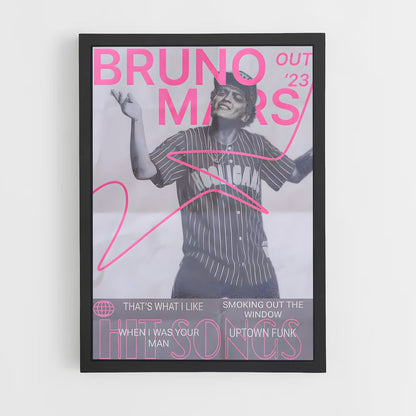 bruno-mars-9 cadre Noir