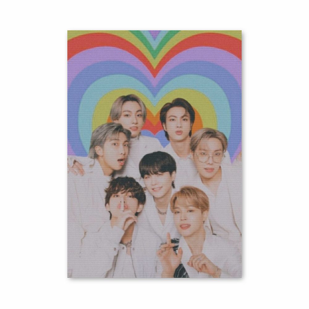 BTS Heart Poster