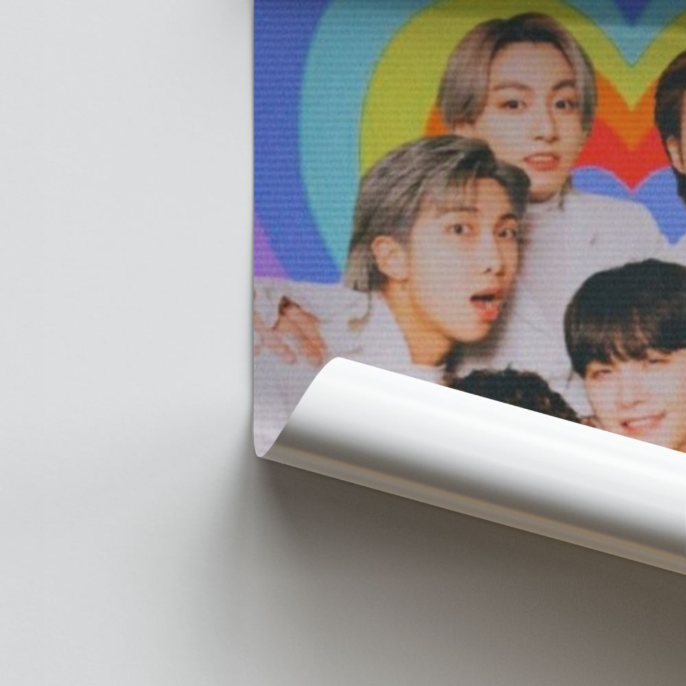 BTS Heart Poster