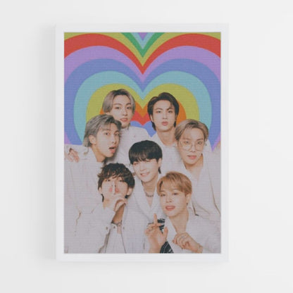 BTS Heart Poster