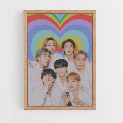 BTS Heart Poster