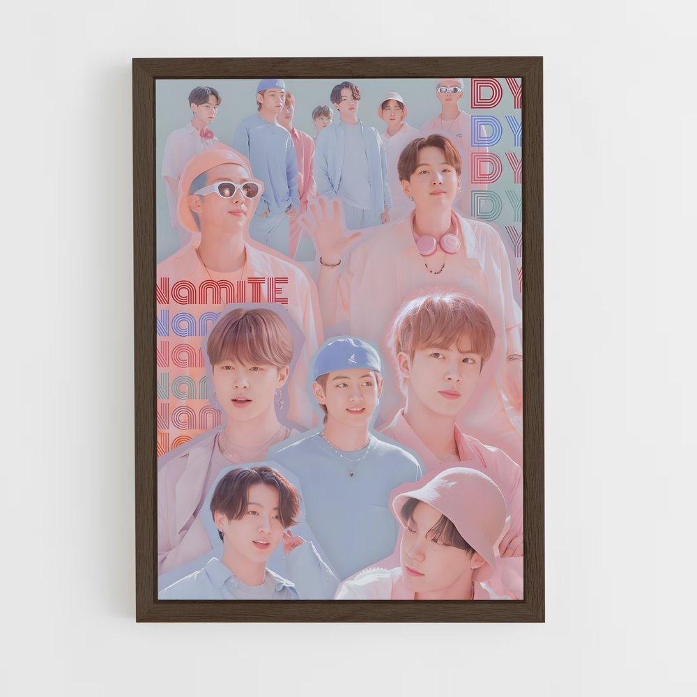 Poster BTS Dynamite | Aesthetic Posters