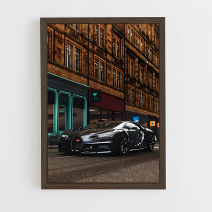 bugatti-2 cadre Bois foncé