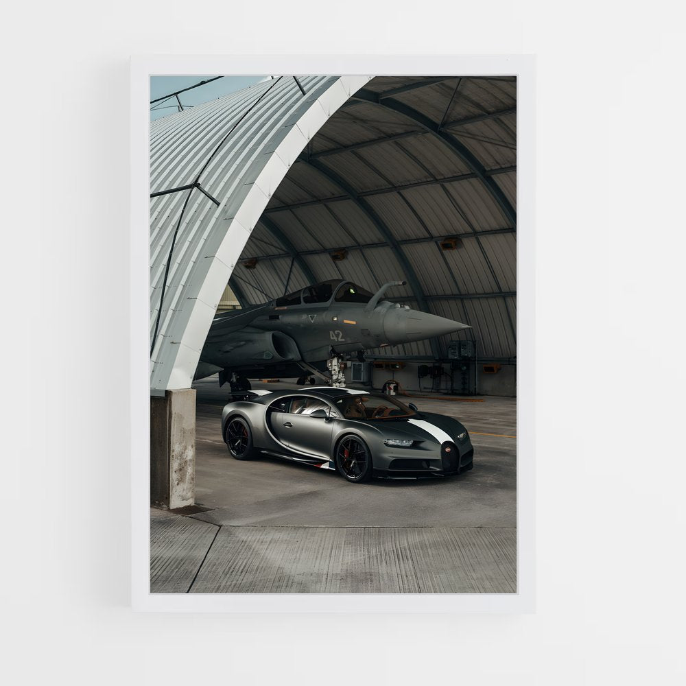 bugatti-3 cadre Blanc