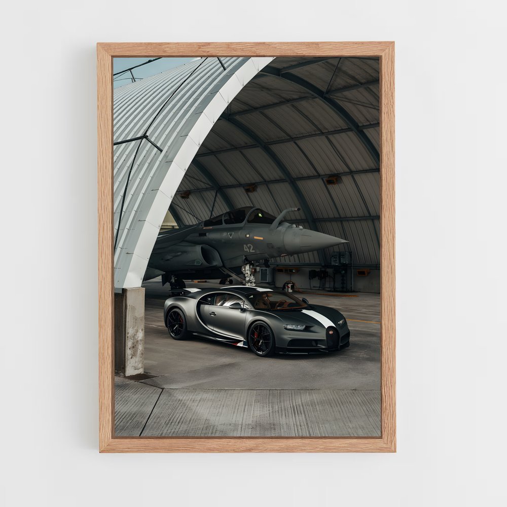 bugatti-3 cadre Bois clair