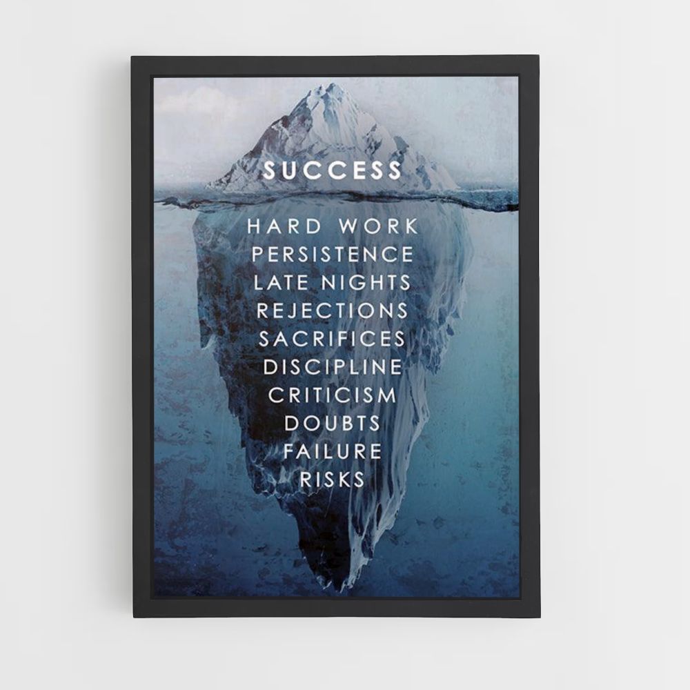 Iceberg Success Poster