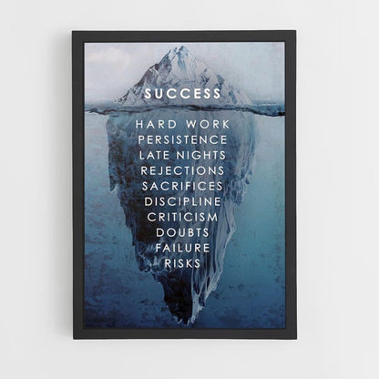 Iceberg Success Poster