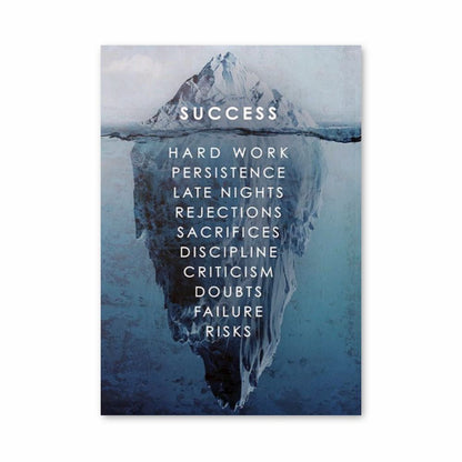 Iceberg Success Poster