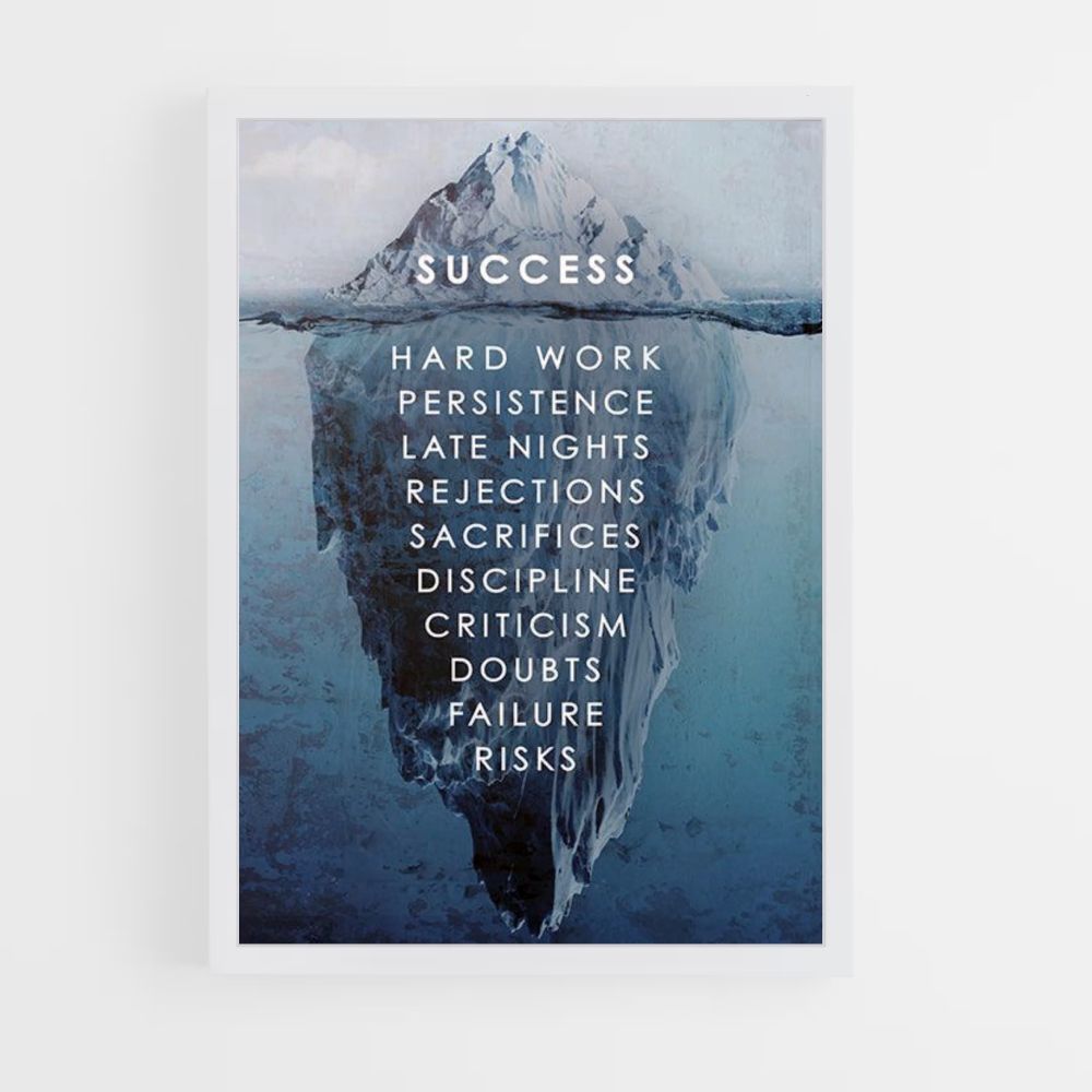 Iceberg Success Poster