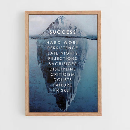 Iceberg Success Poster