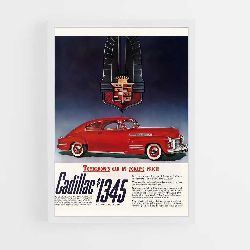 cadillac-5 cadre Blanc