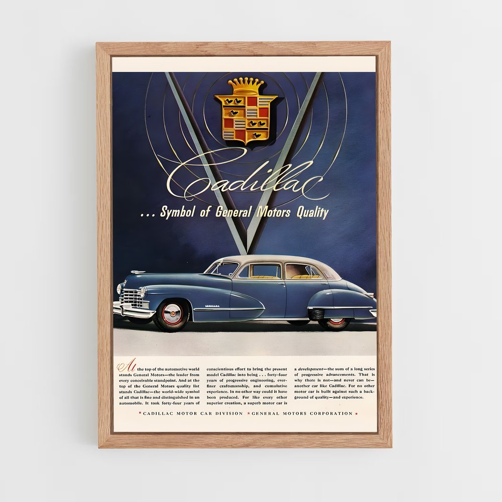 cadillac-6 cadre Bois clair