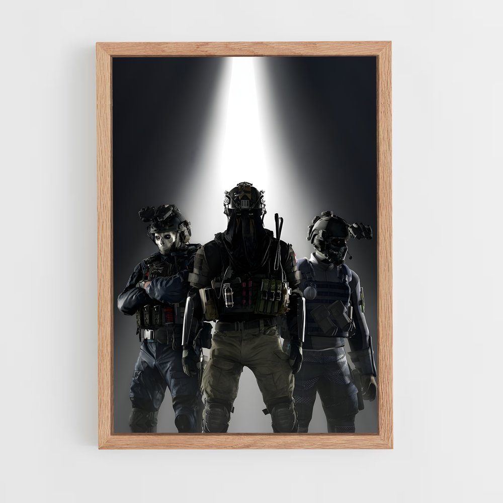 call-of-duty-5 cadre Bois clair