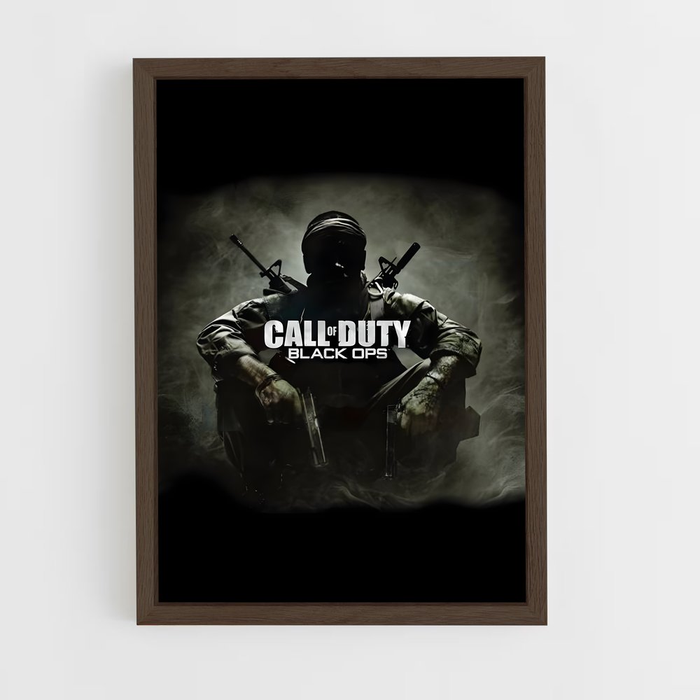 call-of-duty-8 cadre Bois foncé