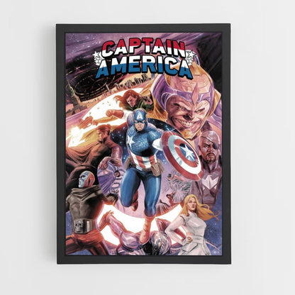 Captain America Comics Poster