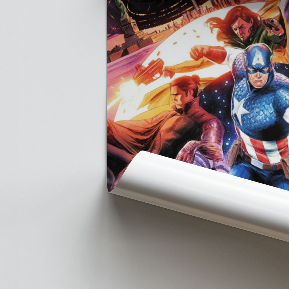 Captain America Comics Poster