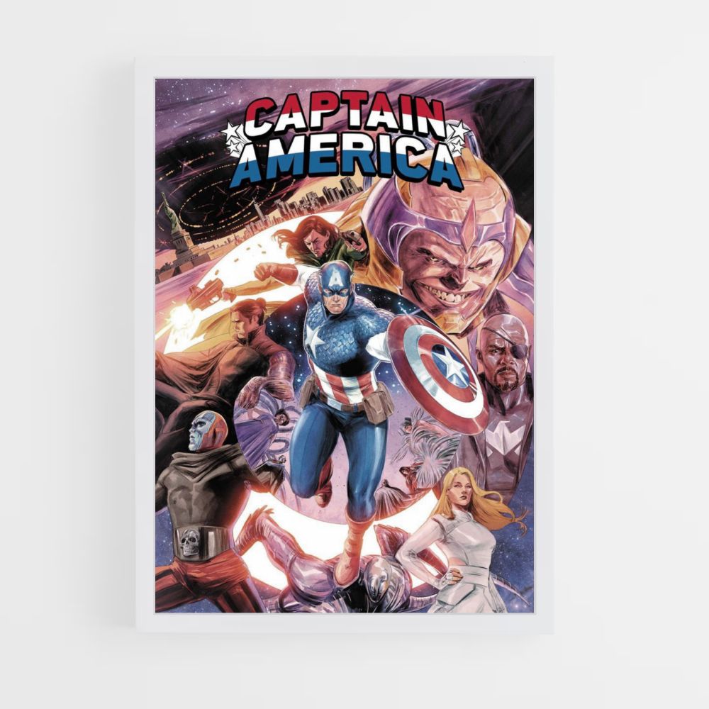 Captain America Comics Poster