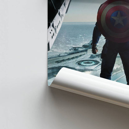 Poster Captain America Airplane