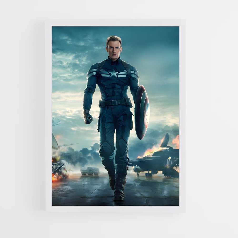 captain-america-5 cadre Blanc