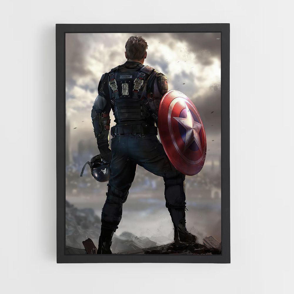 Poster Captain America Ruins