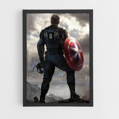 Poster Captain America Ruins