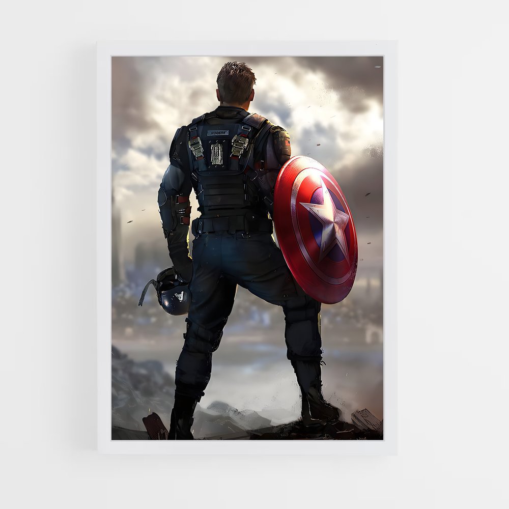 captain-america-6 cadre Blanc