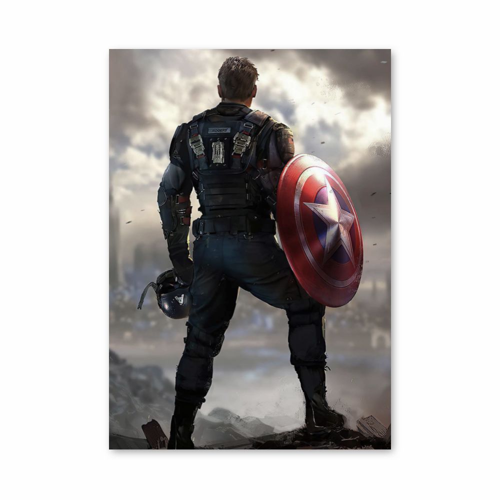 Poster Captain America Ruins