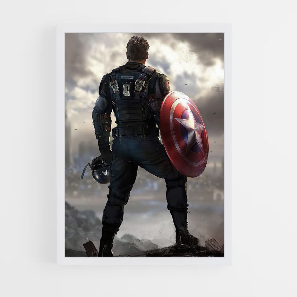 Poster Captain America Ruins