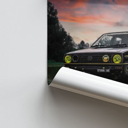 Volkswagen MK2 GTI poster