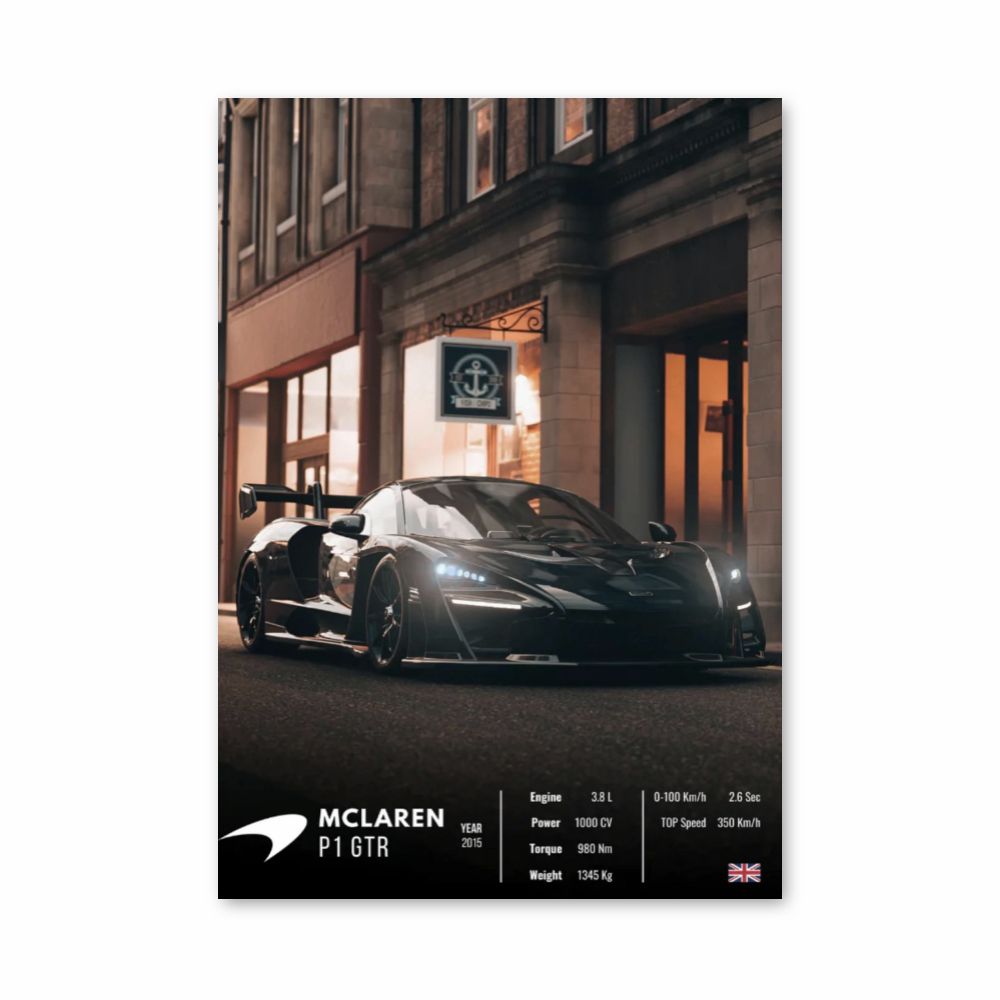 Mclaren P1GTR Poster