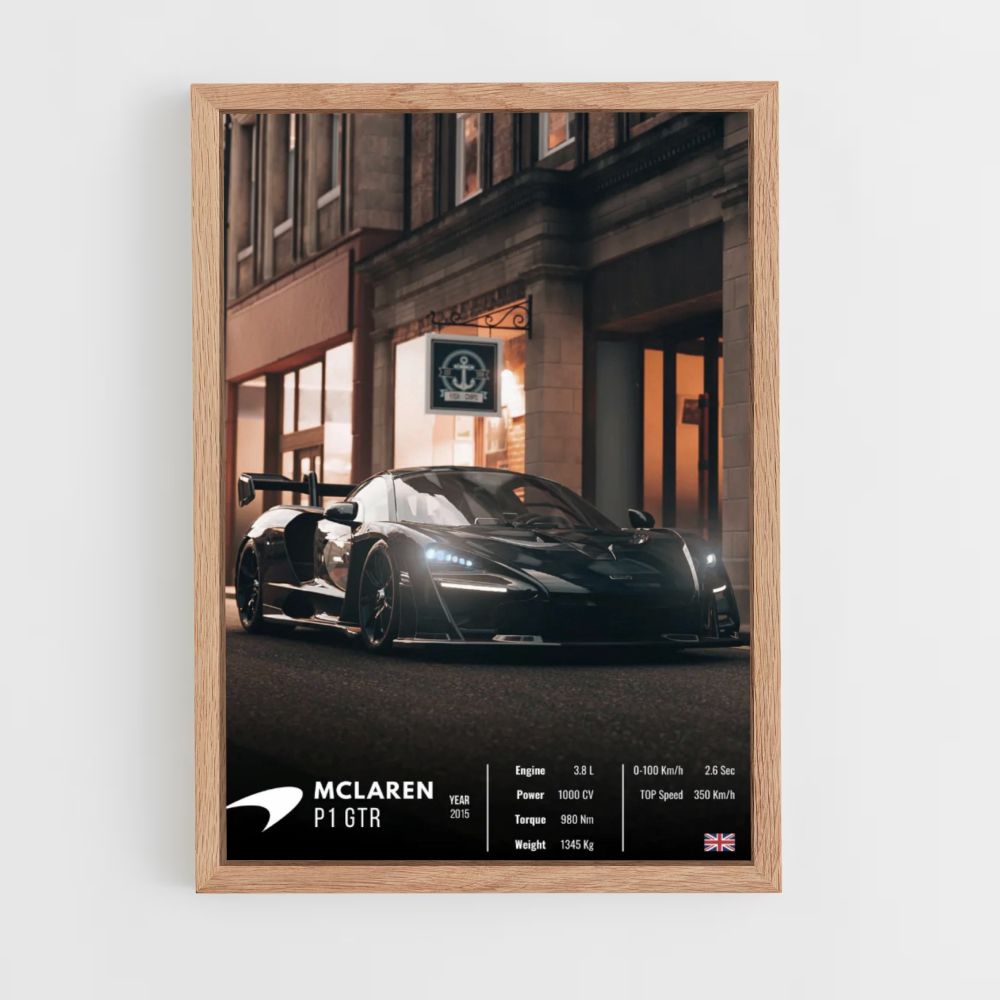 Mclaren P1GTR Poster