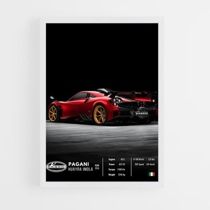 car-posters-11 cadre Blanc