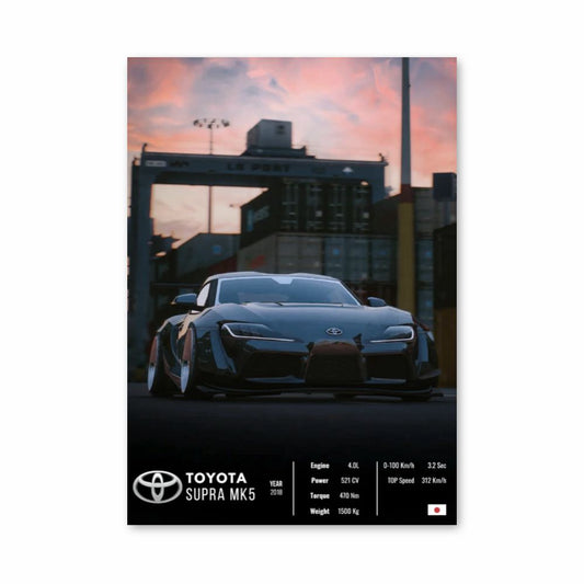 Affiche Toyota Supra MK5