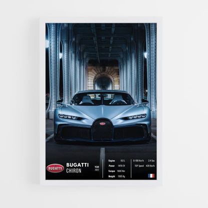 Bugatti Chiron poster