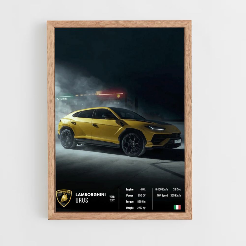 Lamborghini Urus Poster