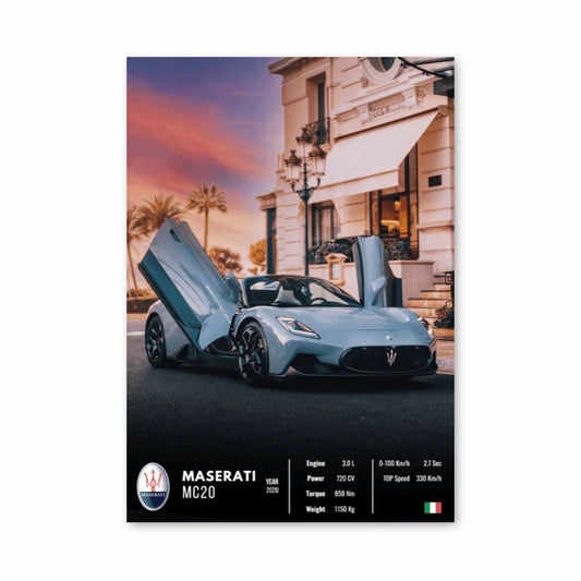 Maserati MC20 poster